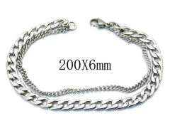 HY Stainless Steel 316L Bracelets (Charm)-HY81B0537MA