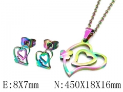 HY 316L Stainless Steel Lover jewelry Set-HY58S0621JT
