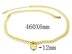 HY Wholesale 316L Stainless Steel Necklace-HY54N0383HIR