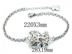 HY Wholesale 316L Stainless Steel Bear Bracelets-HY90B0373HOQ
