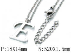 HY Wholesale 316L Stainless Steel Font Necklace-HY79N0036KZ
