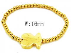 HY Wholesale 316L Stainless Steel Bear Bracelets-HY68B0063H40