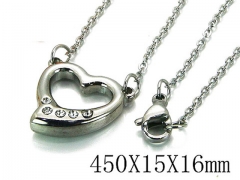 HY Wholesale 316L Stainless Steel Lover Necklace-HY54N0419KV