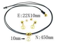 HY Wholesale 316L Stainless Steel jewelry Popular Set-HY91S0657PS
