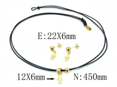 HY Wholesale 316L Stainless Steel jewelry Popular Set-HY91S0650PB
