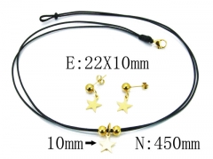 HY Wholesale 316L Stainless Steel jewelry Popular Set-HY91S0655PE