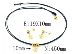 HY Wholesale 316L Stainless Steel jewelry Popular Set-HY91S0646PA