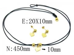 HY Wholesale 316L Stainless Steel jewelry Popular Set-HY91S0644PC