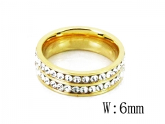 HY Wholesale 316L Stainless Steel Rings-HY23R0076LS