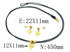 HY Wholesale 316L Stainless Steel jewelry Popular Set-HY91S0636PT