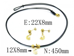 HY Wholesale 316L Stainless Steel jewelry Popular Set-HY91S0629PB