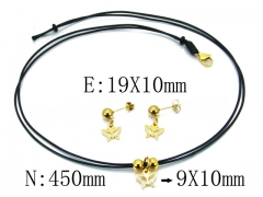 HY Wholesale 316L Stainless Steel jewelry Popular Set-HY91S0647PG