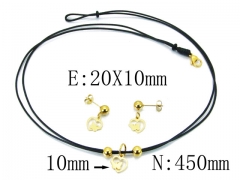 HY Wholesale 316L Stainless Steel jewelry Popular Set-HY91S0627PC