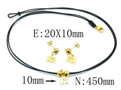 HY Wholesale 316L Stainless Steel jewelry Popular Set-HY91S0661PX
