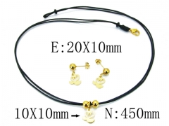 HY Wholesale 316L Stainless Steel jewelry Popular Set-HY91S0639PW