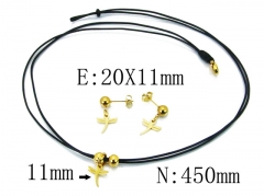 HY Wholesale 316L Stainless Steel jewelry Popular Set-HY91S0643PV