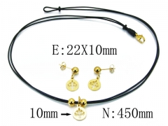 HY Wholesale 316L Stainless Steel jewelry Popular Set-HY91S0649PF