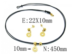 HY Wholesale 316L Stainless Steel jewelry Popular Set-HY91S0633PS
