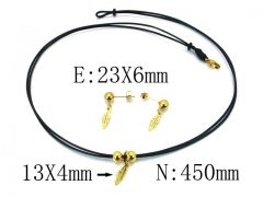 HY Wholesale 316L Stainless Steel jewelry Popular Set-HY91S0642PG