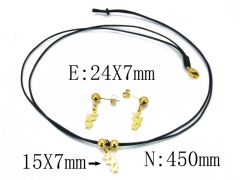 HY Wholesale 316L Stainless Steel jewelry Popular Set-HY91S0640PS