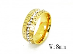 HY Wholesale 316L Stainless Steel Rings-HY23R0085MC