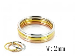 HY Wholesale 316L Stainless Steel Rings-HY23R0077ML