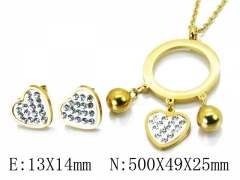 HY 316L Stainless Steel Lover jewelry Set-HY02S2784HIW