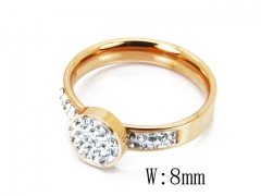 HY 316L Stainless Steel Small CZ Rings-HY80R0144MR