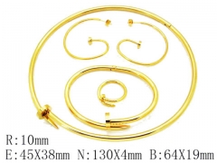 HY Wholesale 316L Stainless Steel jewelry Popular Set-HY68S0002M50