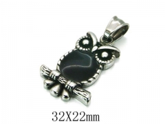 HY 316L Stainless Steel Animal Pendant-HY22P0139HDS