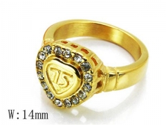 HY 316L Stainless Steel Small CZ Rings-HY15R0914HHL