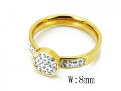 HY 316L Stainless Steel Small CZ Rings-HY80R0143MQ