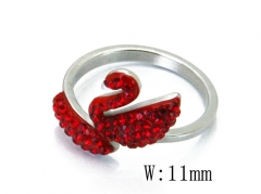 HY 316L Stainless Steel Small CZ Rings-HY80R0139LX