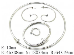HY Wholesale 316L Stainless Steel jewelry Popular Set-HY68S0001L50