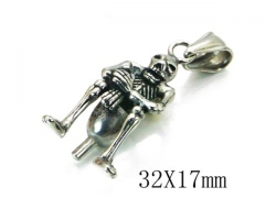 HY Stainless Steel 316L Pendants (Skull Style)-HY22P0603HZZ