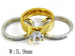 HY Wholesale 316L Stainless Steel Rings-HY05R0890I10