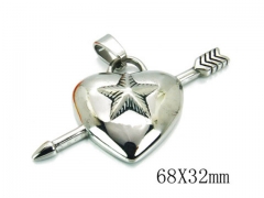 HY 316L Stainless Steel Lover Pendant-HY22P0322HJF