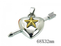 HY 316L Stainless Steel Lover Pendant-HY22P0323HKG