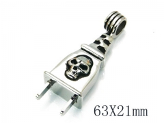 HY Stainless Steel 316L Pendants (Skull Style)-HY22P0444HIY