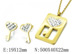 HY 316L Stainless Steel Lover jewelry Set-HY02S2786HIS