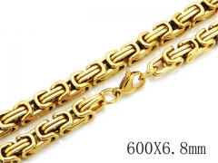 HY Wholesale 316L Stainless Steel Byzantine Chain-HY61N0073I00