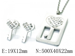 HY 316L Stainless Steel Lover jewelry Set-HY02S2785HHA