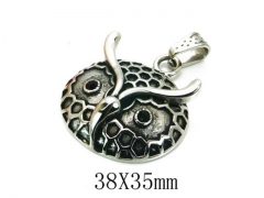 HY 316L Stainless Steel Animal Pendant-HY22P0116HJR