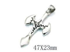 HY 316L Stainless Steel Cross Pendants-HY22P0463HIQ