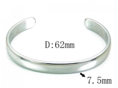 HY Wholesale 316L Stainless Steel Bangle-HY54B0133ML