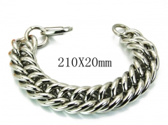 HY Stainless Steel 316L Bracelets (Titanium steel)-HY18B0586HPQ