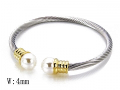 HY Stainless Steel 316L Bangle (Steel Wire)-HY38B0285H30