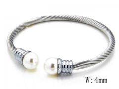 HY Stainless Steel 316L Bangle (Steel Wire)-HY38B0283H20