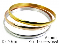 HY Stainless Steel 316L Bangle (Merger)-HY58B0121M0