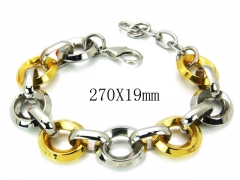 HY Stainless Steel 316L Bracelets (Titanium steel)-HY18B0554JWW